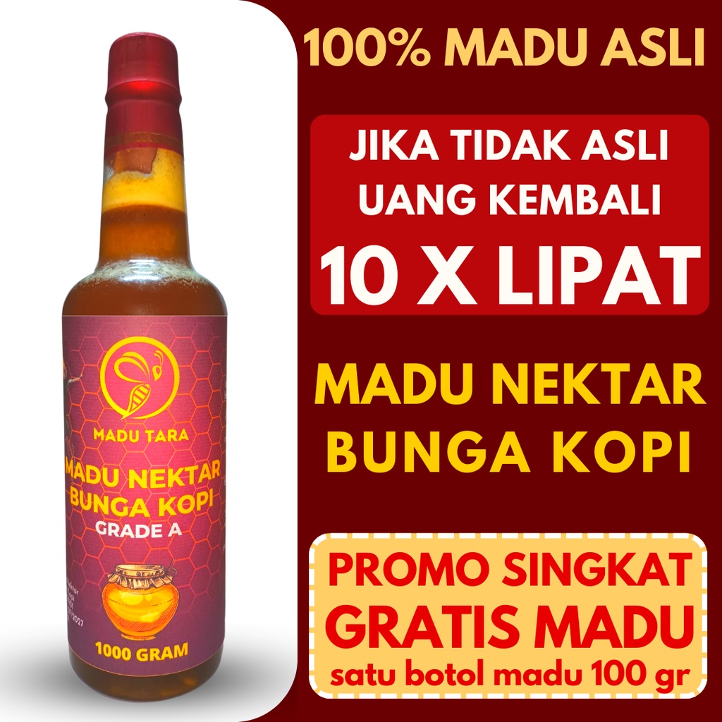 

MADU NEKTAR BUNGA KOPI 100% ASLI MENTAH MURNI RAW PURE HONEY MADU TARA