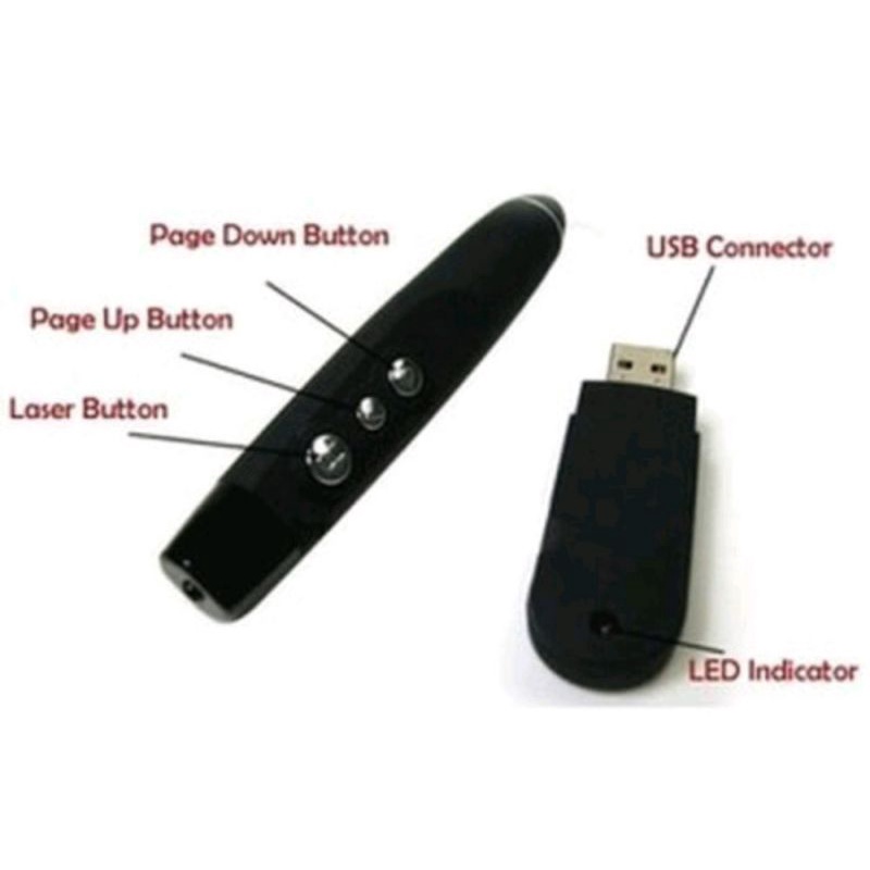 Presenter Laser Pointer Wireless PP 1000 PP1000 Presentasi Murah