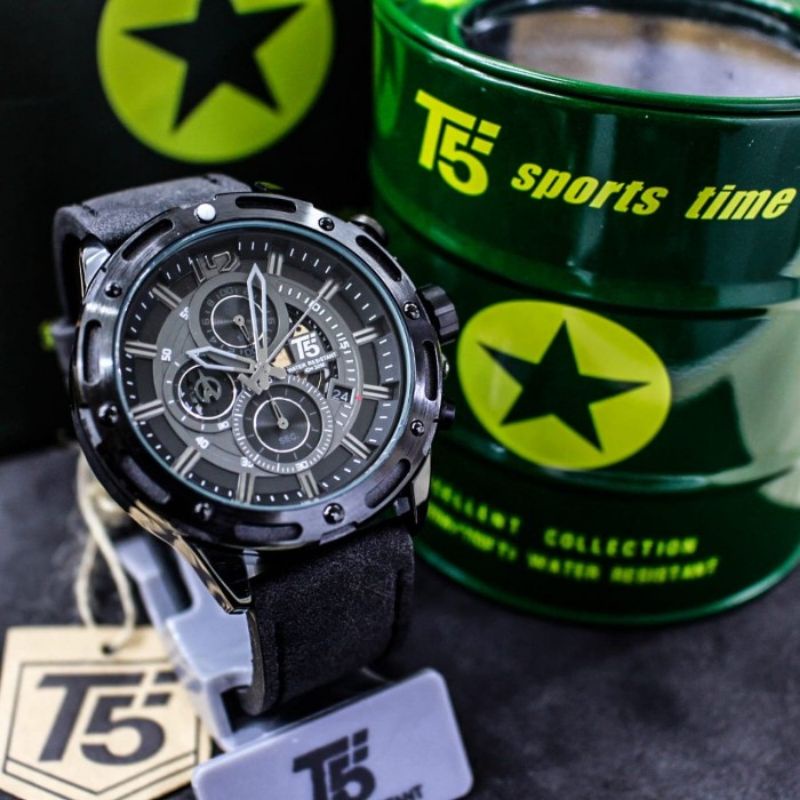 Jam tangan Original T5 cronograph model Alexandre Christie limited