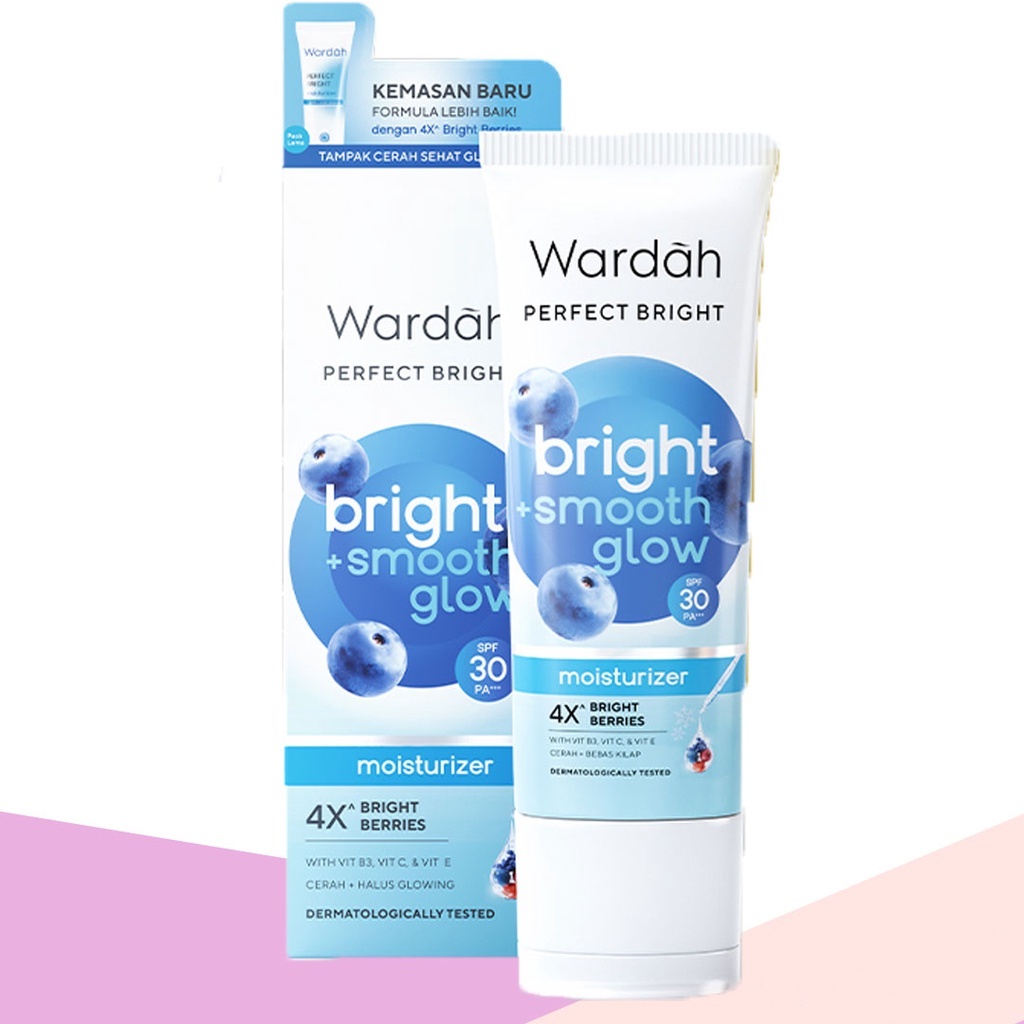 WARDAH Perfect Bright Moisturizer Bright + Smooth Glow Spf30 20ml Original