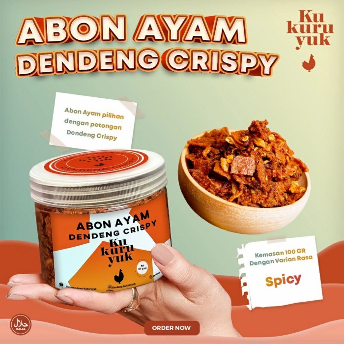 

Abon Dendeng Ayam Crispy 100 Gr