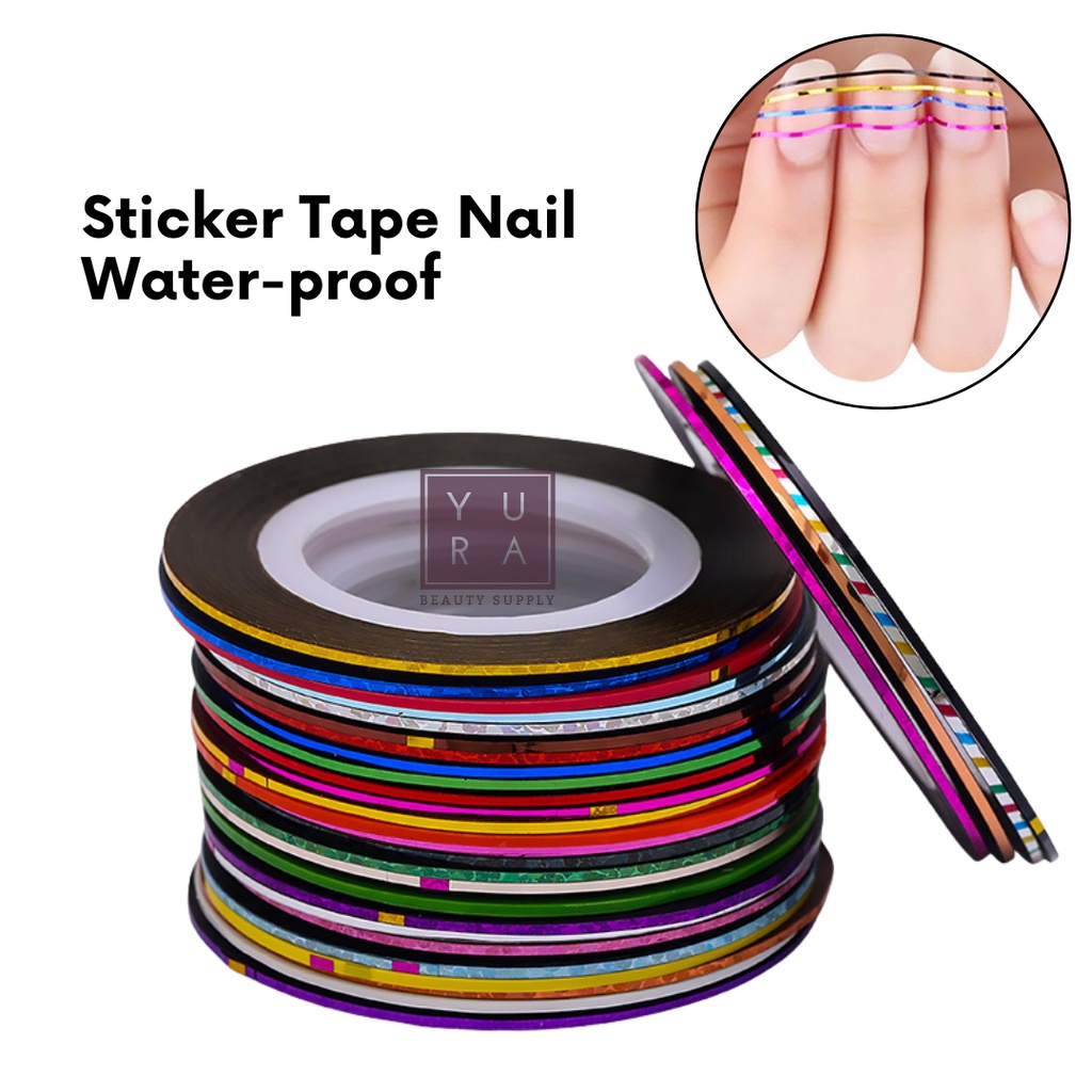 Sticker Tape Dekorasi Kuku untuk Nail Art