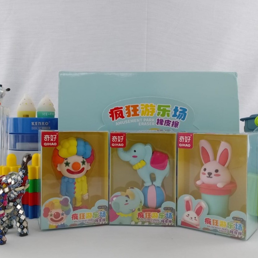 

PENGHAPUS BESAR BENTUK BADUT SIRKUS IMUT 8X6CM 1 BOX EDISI KHUSUS HAPUSAN KARAKTER CLOWN CIRCUS