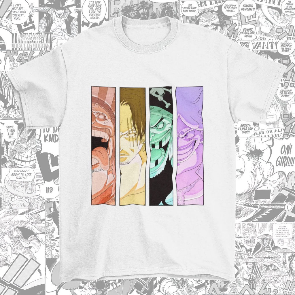 Tshirt One Piece Yonkou Anime Manga Premium Unisex