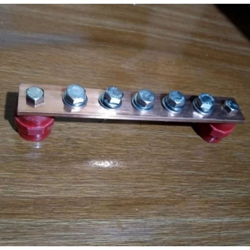 busbar tembaga 5mm grounding arde terminal listrik