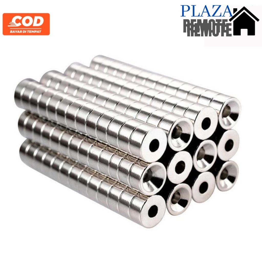 STRONG MAGNET NEODYMIUM N52 BULAT LUBANG SUPER KUAT