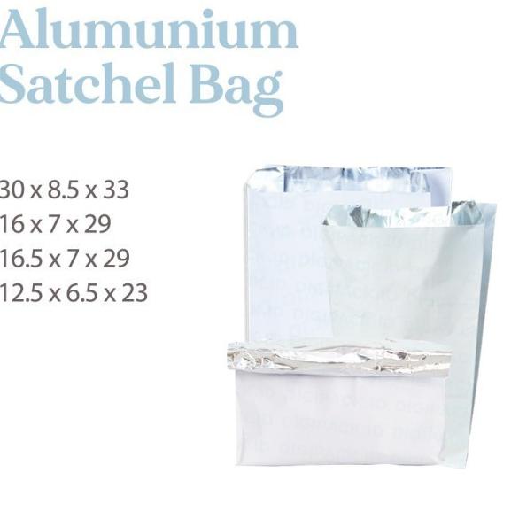 

[Digipack] Aluminium Satchel Bag 12.5 x 6.5 x 23 | Kantong Frozen Food