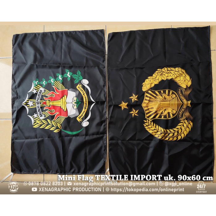 Deco Sablon Bendera Custom Paling Murah Textile Import Ukuran 90X60 Cm
