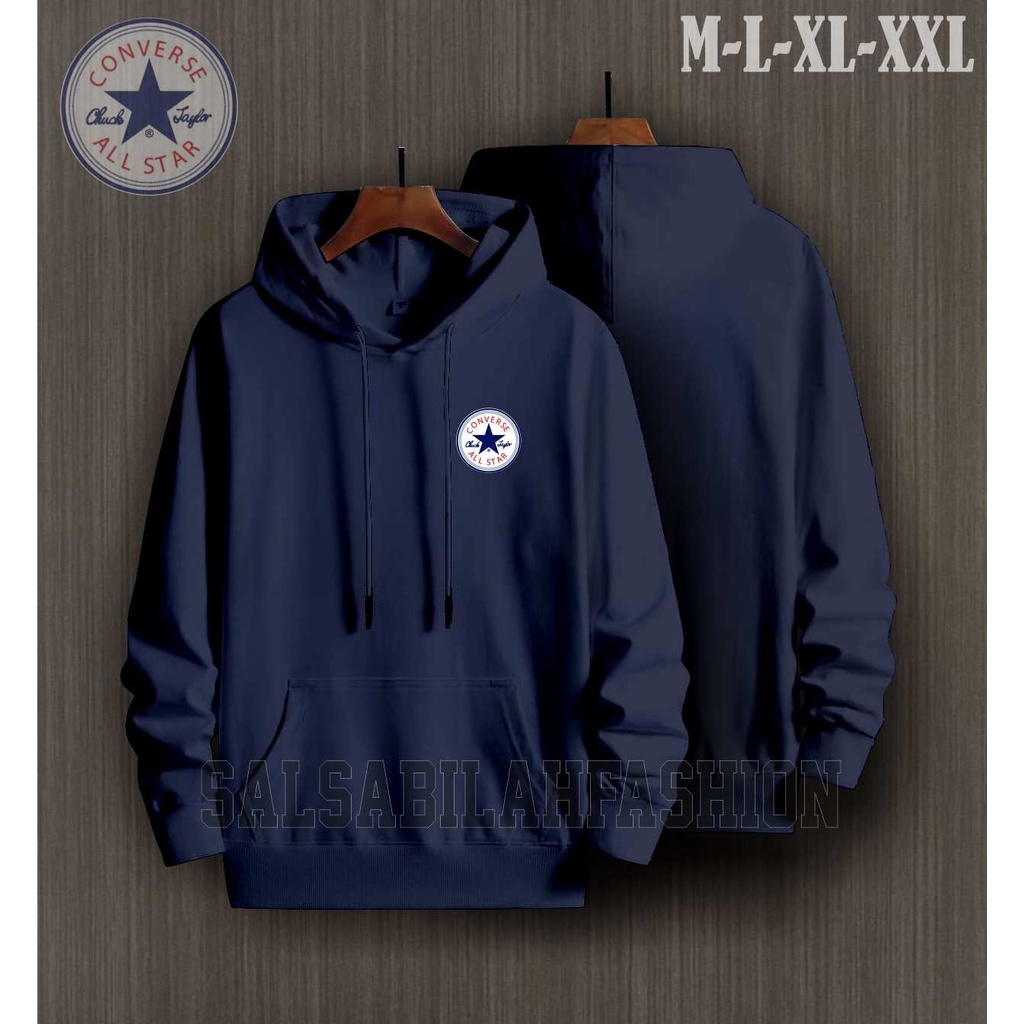 TERMURAH !! COD Jaket Sweater Hoodie Pria Distro CONVERSOriginal Big Size Jumbo M - XXL