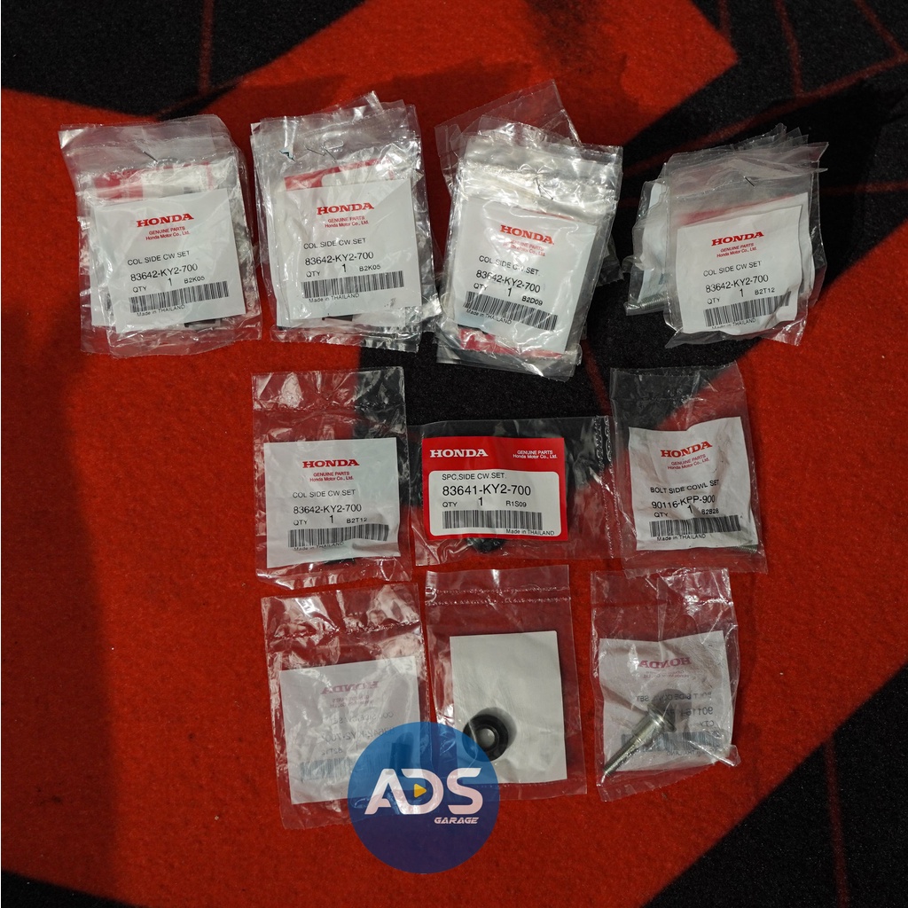 Side Cowl Bolt Set NSR RR Astra/SP - Baut Body Samping