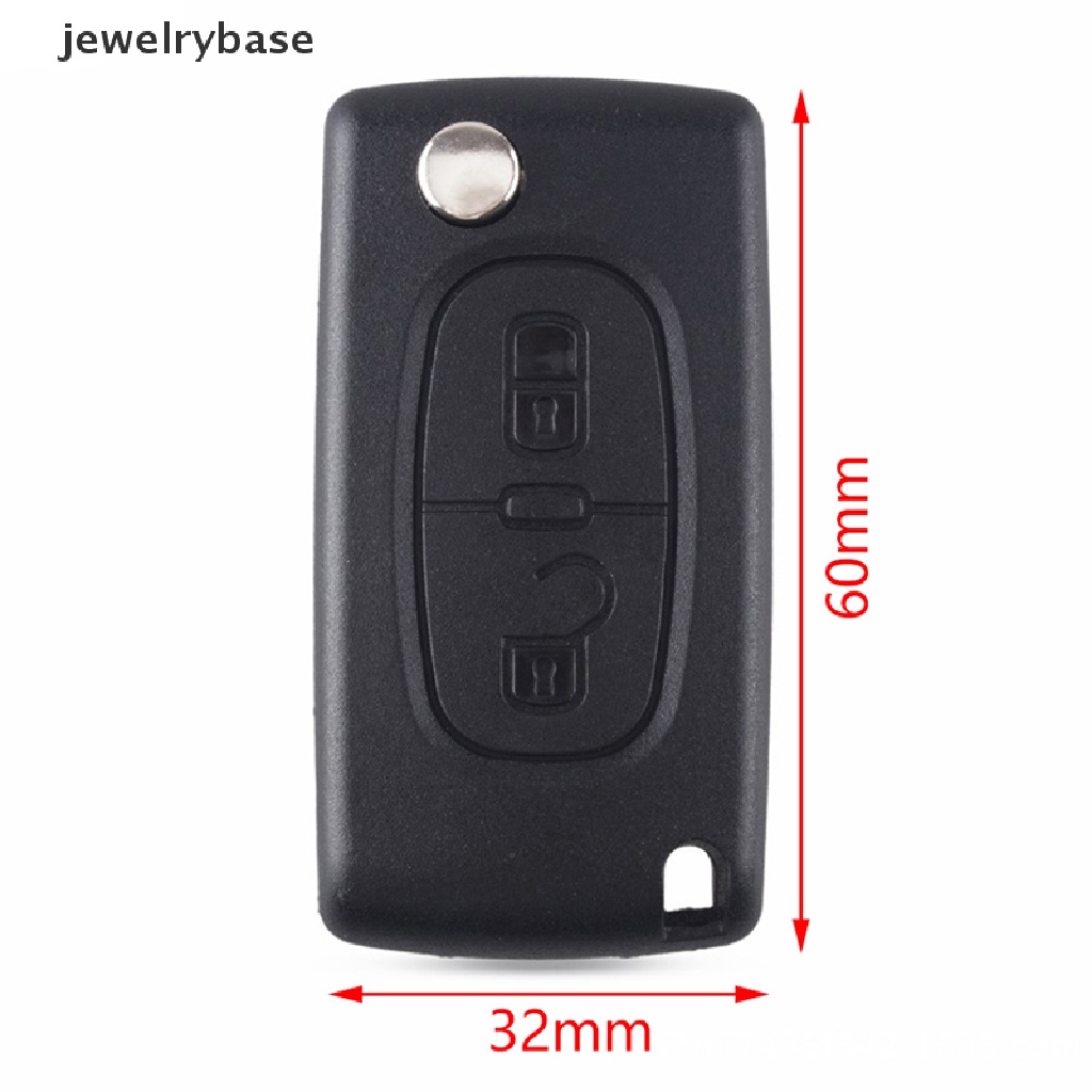 Case Kunci Remote Mobil Model Lipat Untuk Peugeot Citroen C2 C3 C4 C5 C6