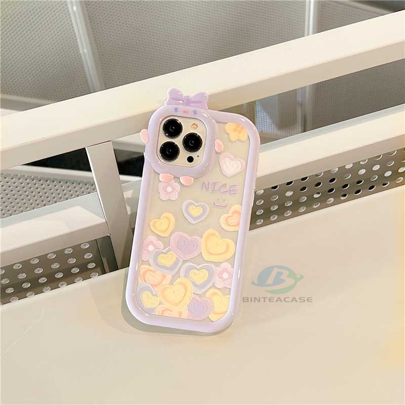 Casing IPhone 14 Pro Max 13 Pro Max 11 12 Xr XS 6 6S 7 8 Plus Motif Lukisan Bunga