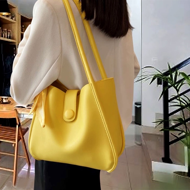 asfour - SHOULDER BAG FLORIDA HAND BAG FASHION WANITA(+SYAL) (COD) NEW 2022 Tas bahu wanita as kuliah - Tas tote bag wanita