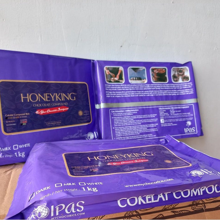 HONEY KING Chocolate Compound 1KG/ Coklat Batang HONEY KING Termurah