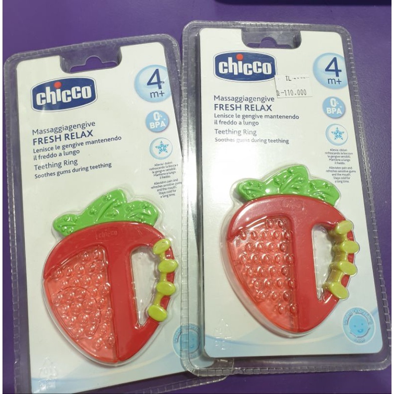 Strawberry Teether Fresh Relax 4m+ Chicco