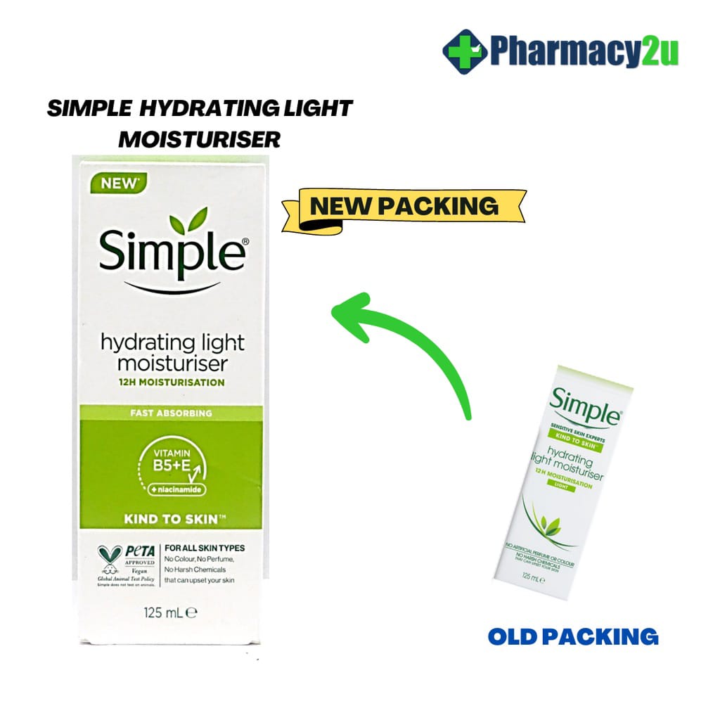 SIMPLE HYDRATING LIGHT MOISTURIZER 125ML ORIGINAL