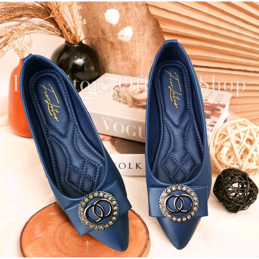 FIOR LOTUS Pointed Toe Ballerina Flat AR 01 - Fior Store