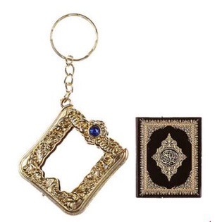 ALQURAN MINI / Gantungan Kunci Keychain /  Souvenir Pernikahan Key Chain Mini Al-quran [MF]