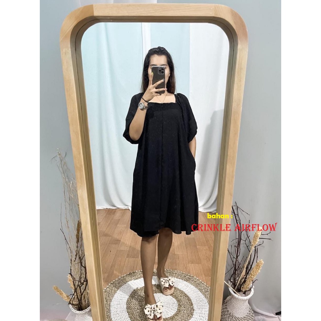 Daster  jumbo  fujii crinkle Airflow busui