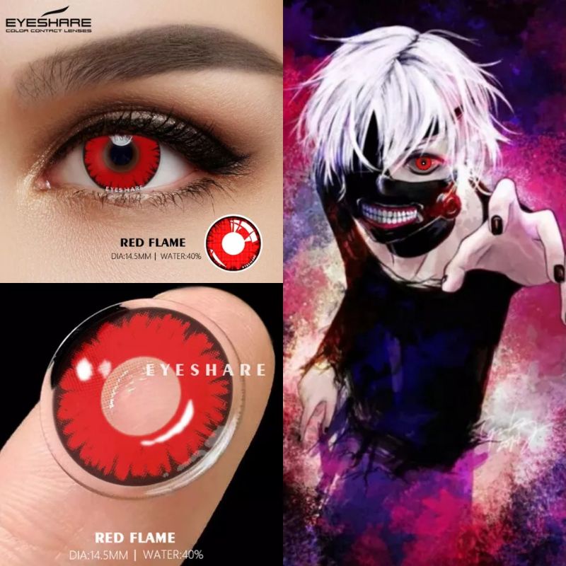 SOFTLENS COSPLAY ANIME NARUTO MADARA KAKASHI ITACHI