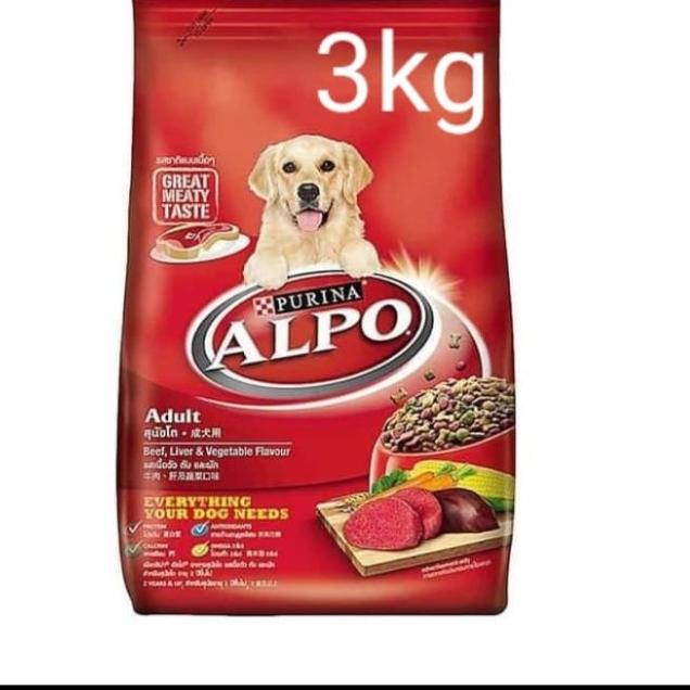 Alpo beef 3kg-dog food