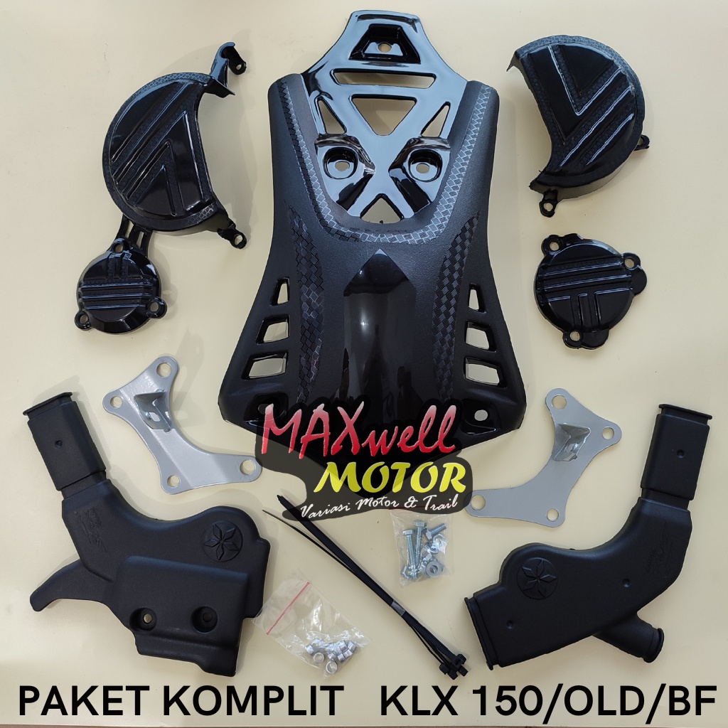 TUTUP MESIN KLX 150 DTRACKER COVER MESIN D TRACKER KLX COVER RANGKA KLX DTRACKER PELINDUNG MESIN KLX