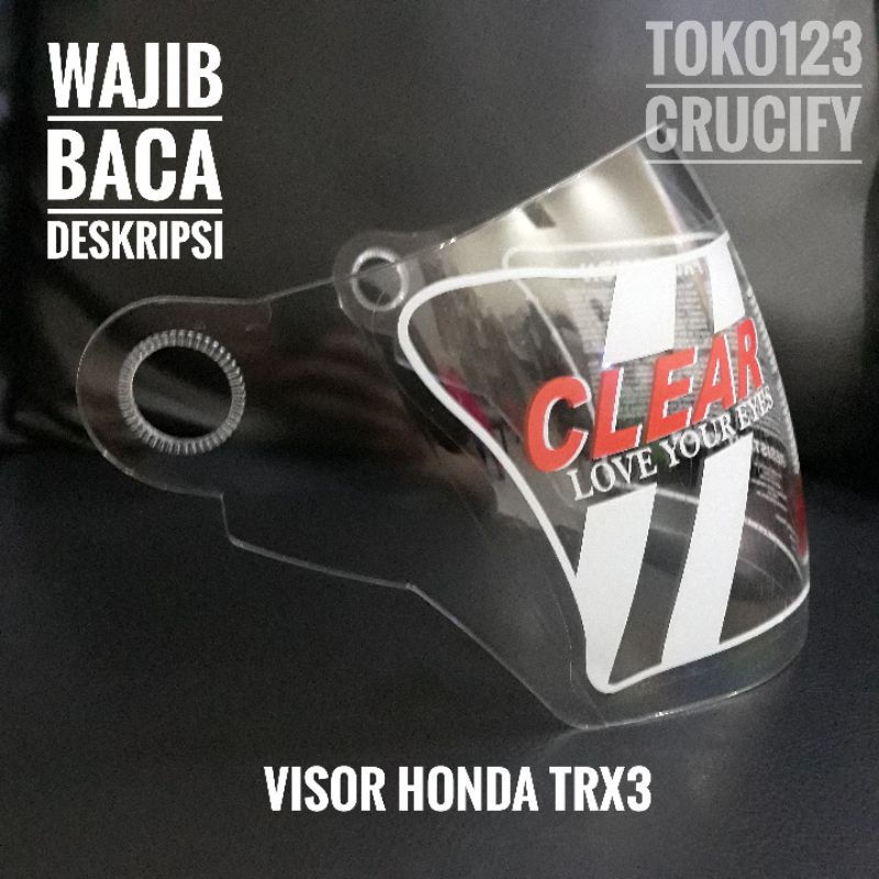 Kaca Helm Honda Half face dan Full Face