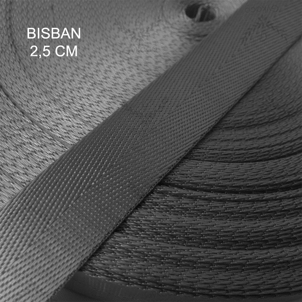 Tali Bisban / Webbing Nylon 2,5 cm (HALUS - IMPORT) - Aksesoris Tas &amp; Dompet Wanita Fashion