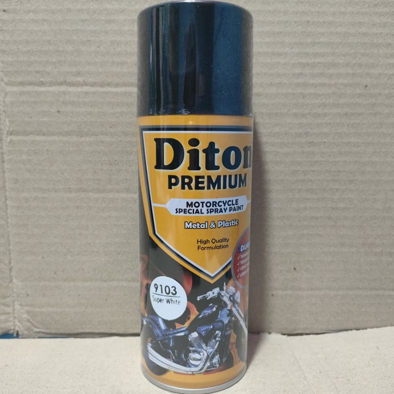 Pilok Cat Diton Premium Paket Lengkap 3 kaleng Pastel Yellow Kuning Pastel V9532 Super White 9103 Clear Gloss 9128 400cc Pilok Paketan Cat Semprot Special Spray Paint