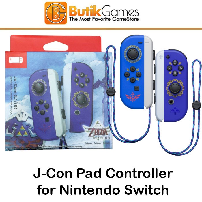 Joycon Joy Con Pad Nintendo Switch Third Party Zelda Sky Sword Edition