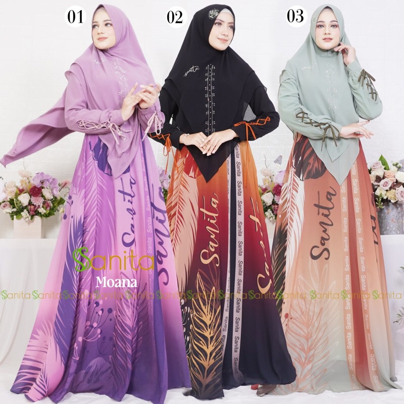 Moana Syari Original By Sanita (READY SIAP KIRIM)