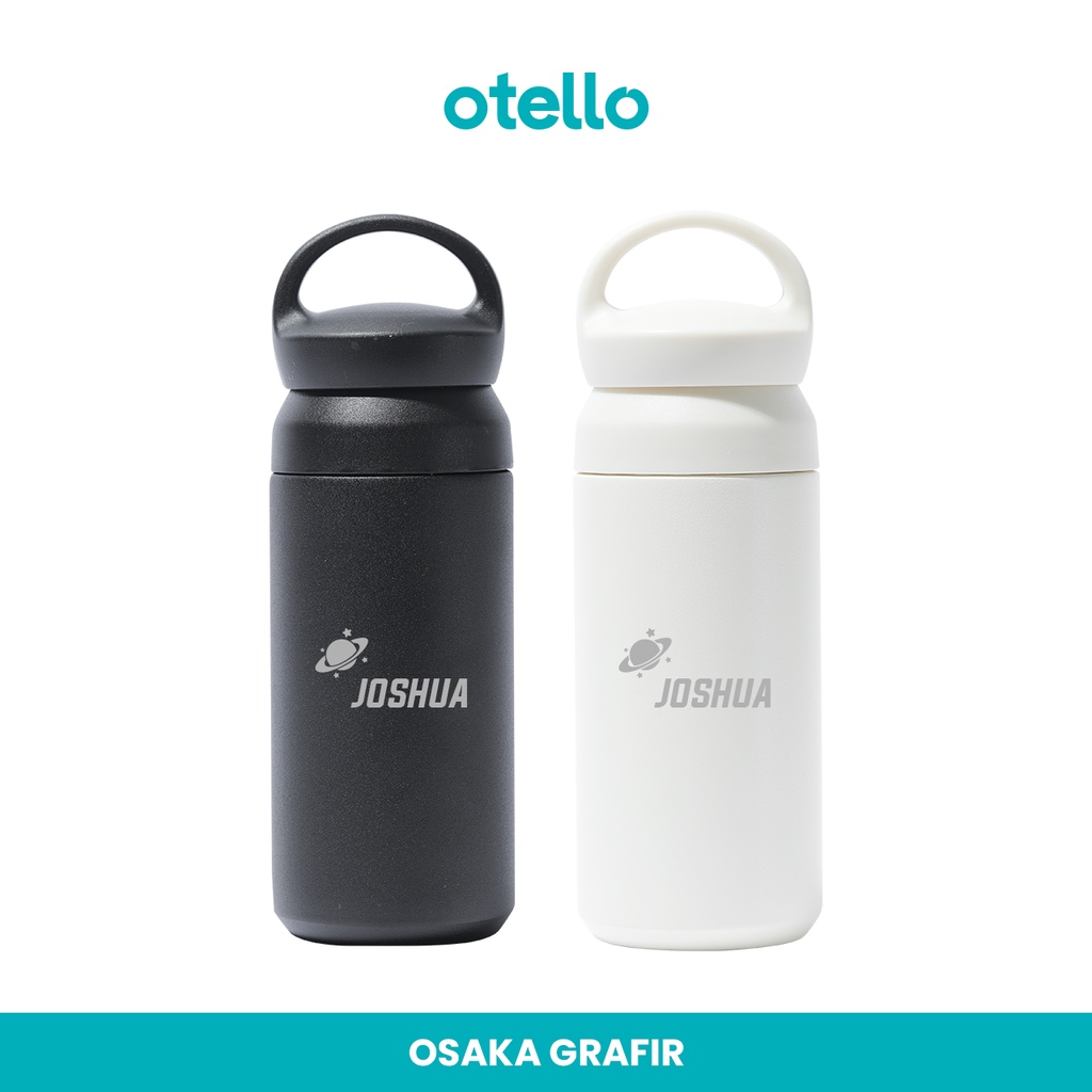 Otello Tumbler Custom Ukir Nama Termos Botol Air Minum Travel Hadiah Kado Tumblr Engraved