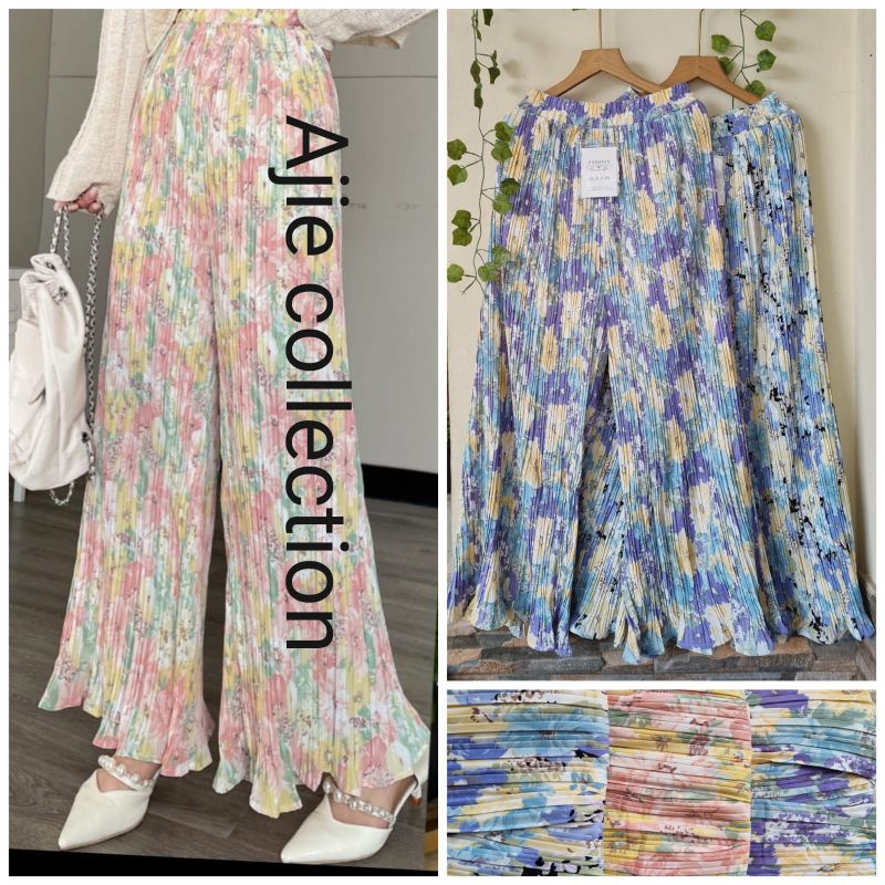 Kulot Plisket Import (Ready Soft Pink)