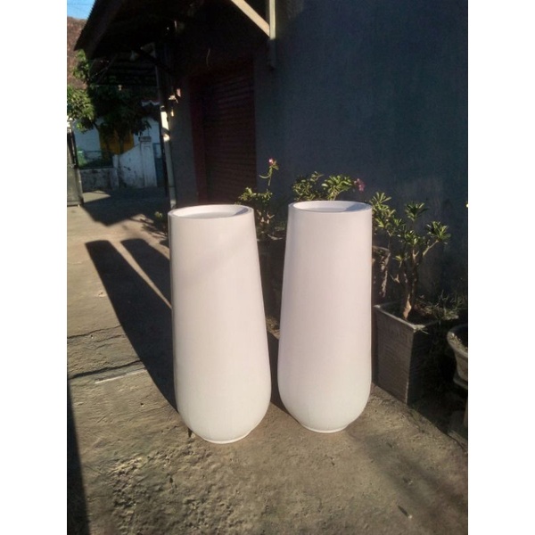 pot gentong dekorasi pelaminan ukuran tinggi 100cm bahan spon karet