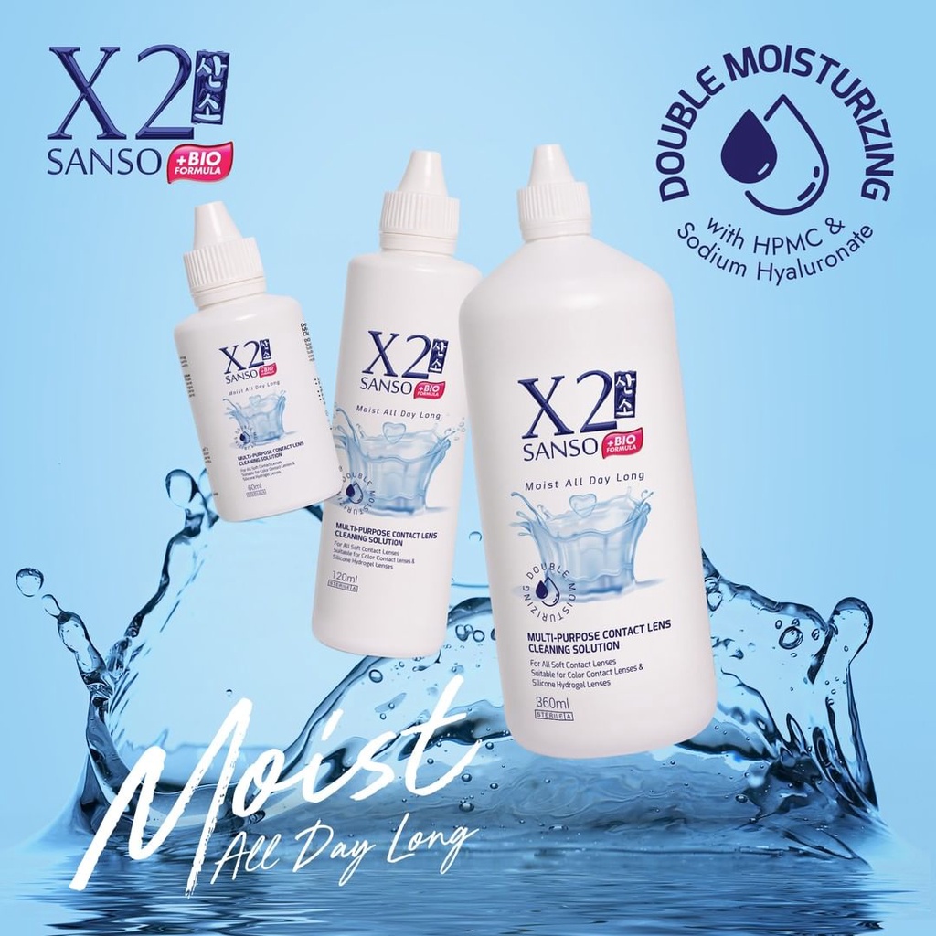 Cairan Softlens X2 SANSO Plus Bio Formula Mps 360ml