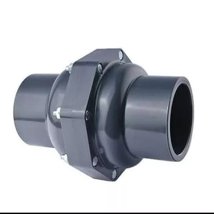 PVC 2&quot; 2 in Check Valve King Da Jeng Taiwan Cek Pipa One Way Inch