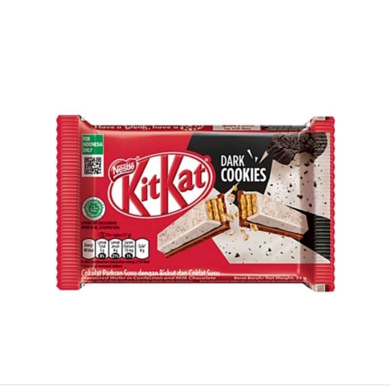 

NESTLE KIT KAT DARK COOKIES 4F (3PCS x 35GR)