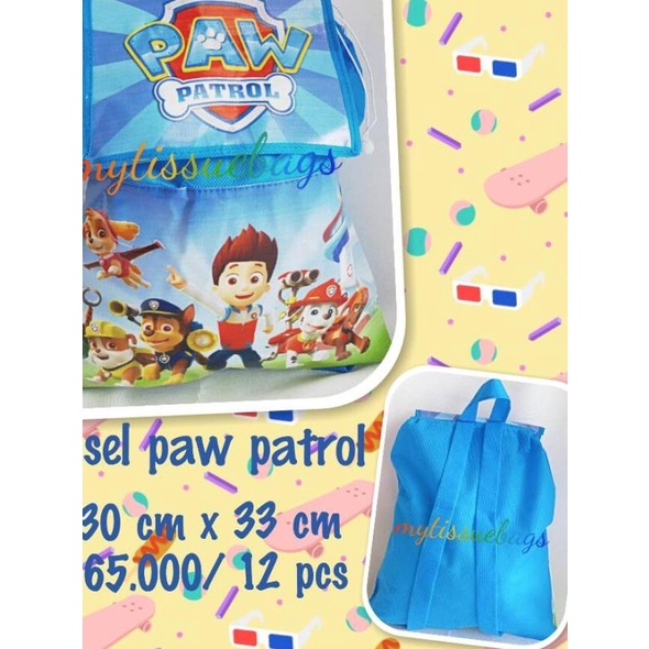 

souvenir ultah tas ransel paw patrol/paw patrol goodie bag