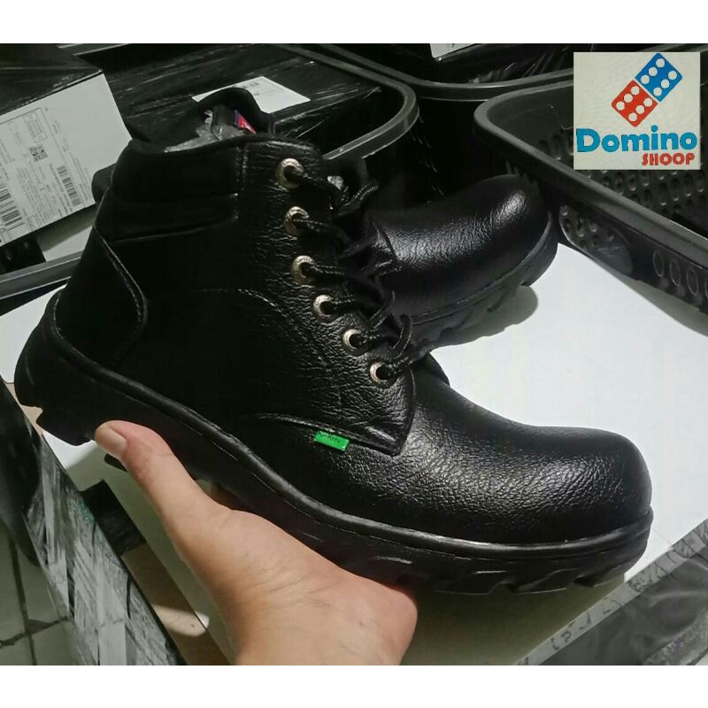 Sepatu Safety Boot Original Septi Pria Ujung Besi Sefty Shoes Septy Proyek Cowok Lapangan Terbaru BS