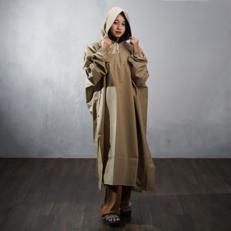 RAINCOAT,JAS HUJAN PRIA WANITA PONCO LENGAN/KELELAWAR BY KALOKA BAHAN TEBAL