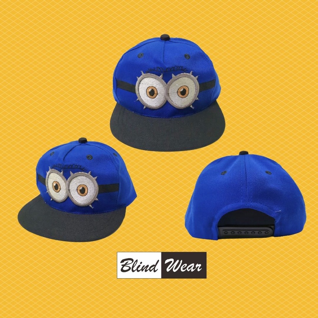 Topi Anak Minion Laki Perempuan Aksesoris Topi Anak Cowok Cewek Premium