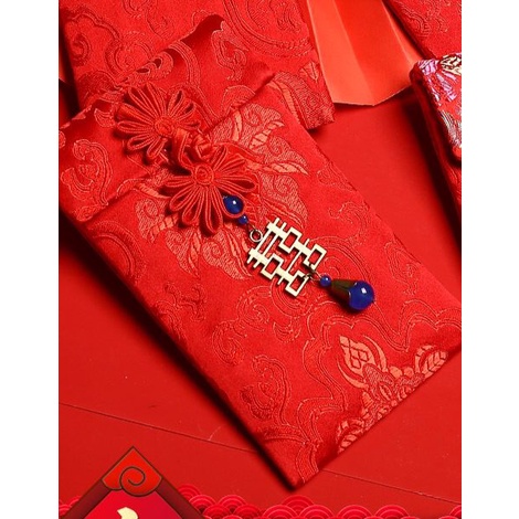 

Angpau Shuang Xi Wedding Sangjit Angpau Kain Imlek 2023 Tahun Kelinci 布艺双喜红包