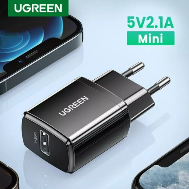 UGREEN Kepala Charger USB 5V2.1A 10,5W for Iphone Android ORIGINAL