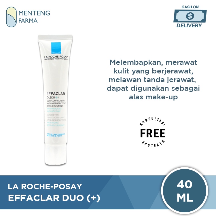 La Roche Posay Effaclar Duo+ 40 mL - Gel Perawatan Kulit Berjerawat