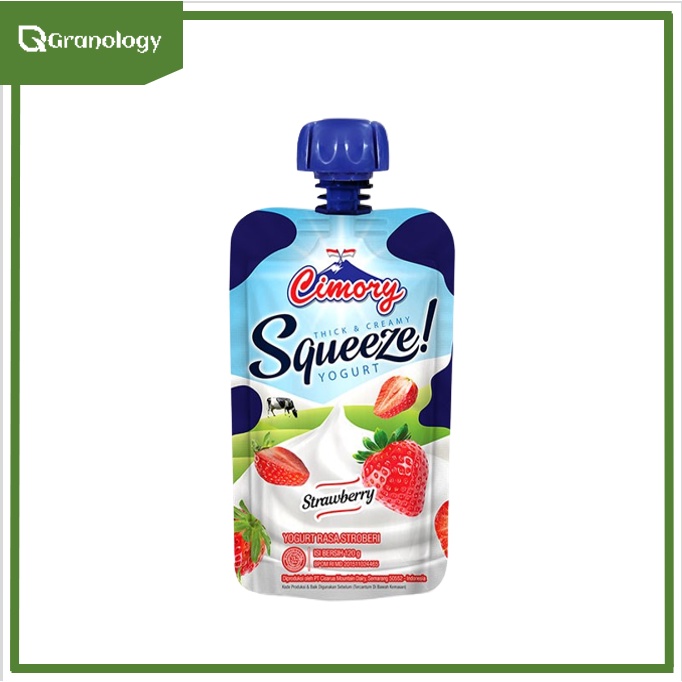 Cimory Yogurt Squeeze 120 ml - Strawberry