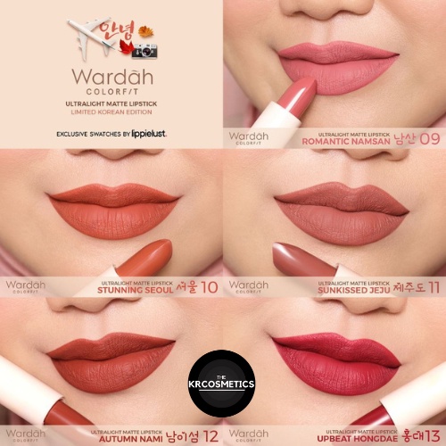 Wardah Colorfit Ultralight Matte Lipstick - Korean Limited Edition 3.6gr