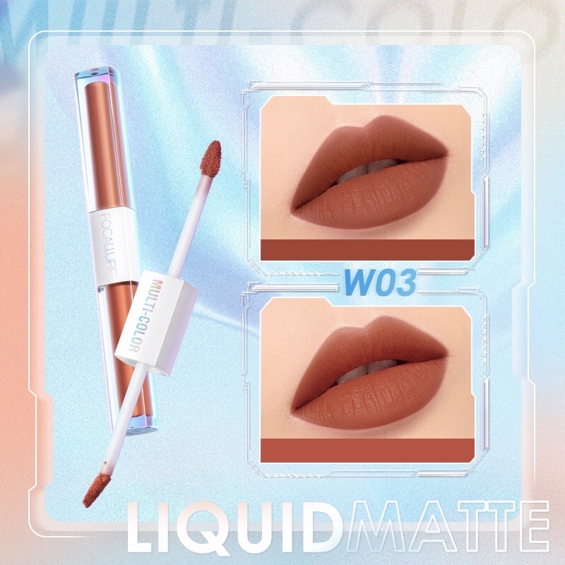 FA327 Focallure Multicolor 2-in-1 Lipstick &amp; Lip Gloss