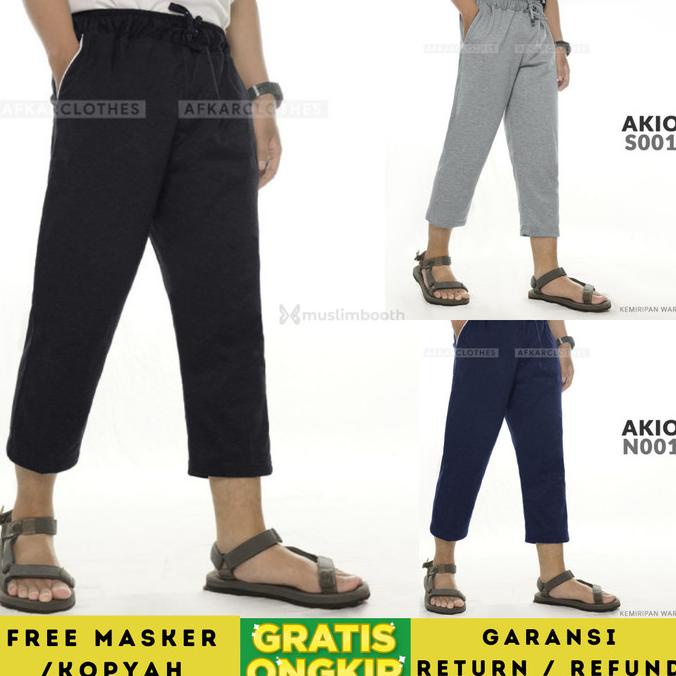 Celana 7/8 Training Pria Pants Akio Olahraga