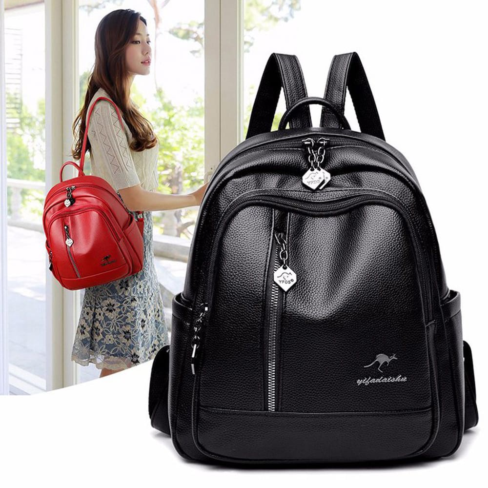 Tas Ransel Cewe kulit pu Terbaru Fashion Wanita keren Backpack cewek dewasa