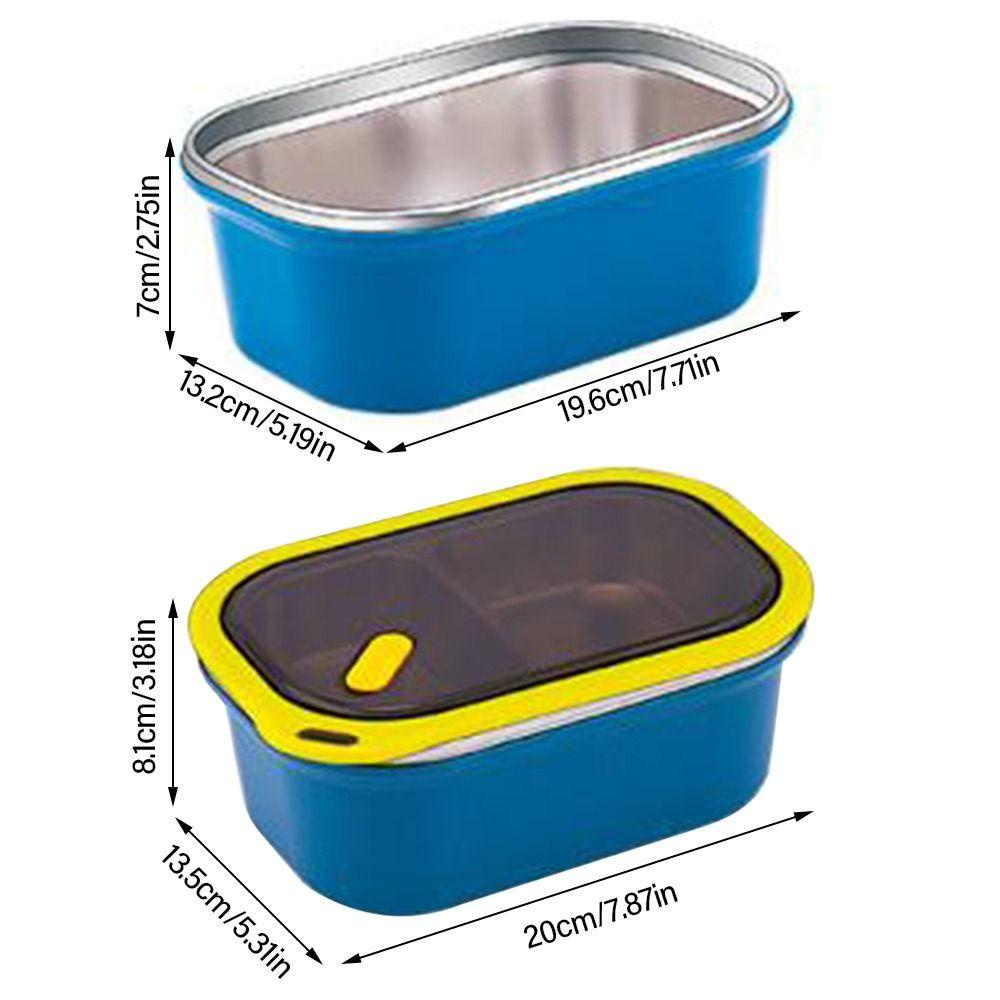 Preva Lunch Box Microwavable Untuk Pelajar Pekerja Kantor Wadah Makanan Double Layer